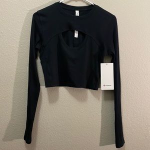 Lululemon long sleeve crop - tags attached